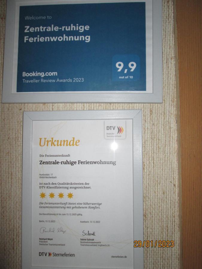 Zentrale-Ruhige Ferienwohnung 라이첸바크임보그틀란드 외부 사진